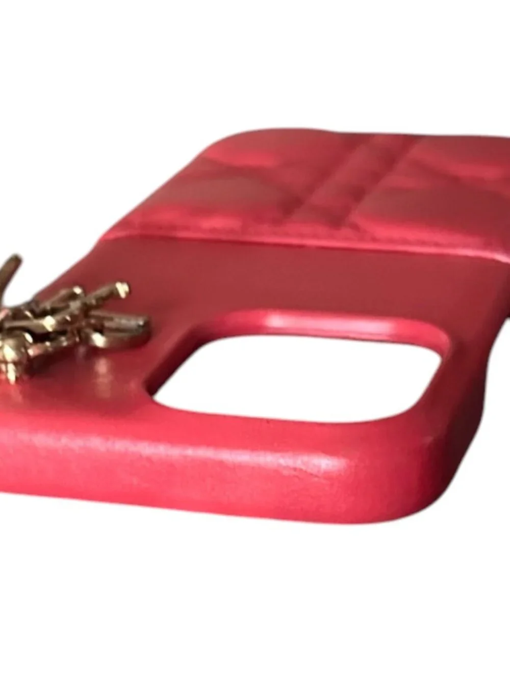 Dior Lady Dior iPhone 11 Pro Pink Quilted Leather Case